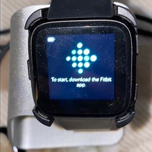 Black Fitbit Versa